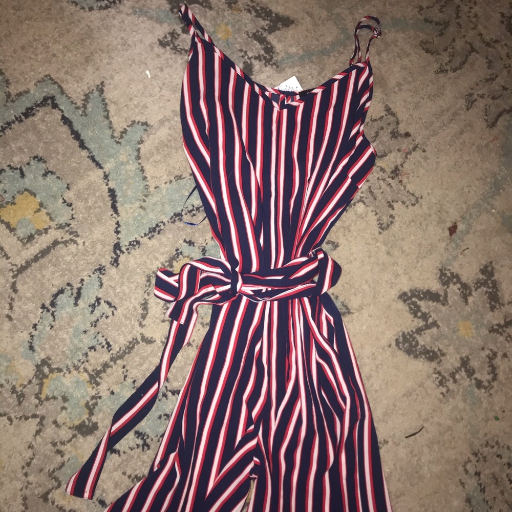 2/$10 Red, White, & Blue Jumpsuit